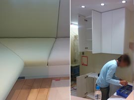 柴田内科棚、ベンチ3