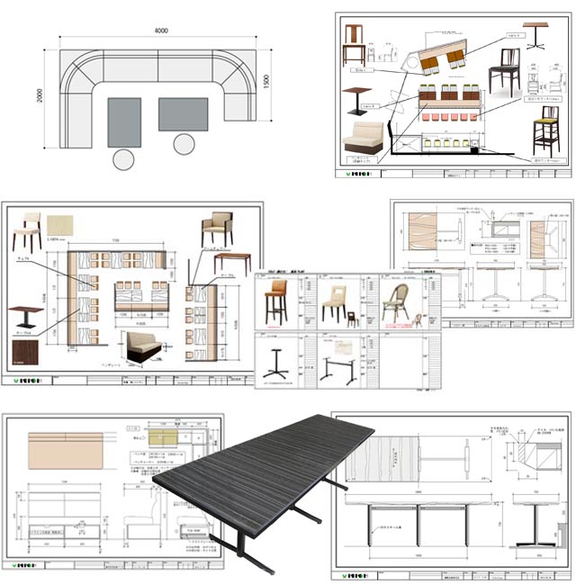 プランニングと製作図の例