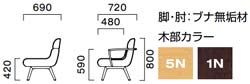 コルナスL寸法図